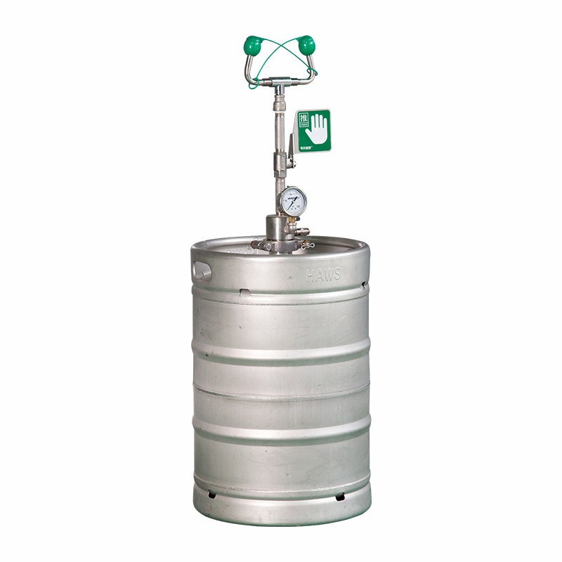 Barrier-Free Ceiling Mounted Shower And Recessed Eye Face Wash